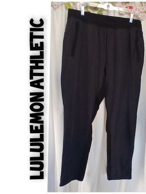 lululemon athletica Men's Black Jogger Sweatpants Size XL